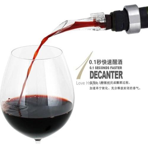 1PC Aerating Pourer Decanter Wine Aerator Pour Spout Bottle Stopper Wine Aerator Pourer Wine Accessories Pouring Tool