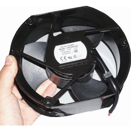 Aluminum alloy frame Delta EFB1548VHG fan 17cm 48V 0.83A high air volume inverter cooling fan