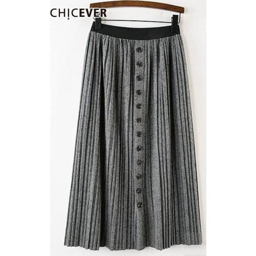CHICEVER Women's Pleated Skirts