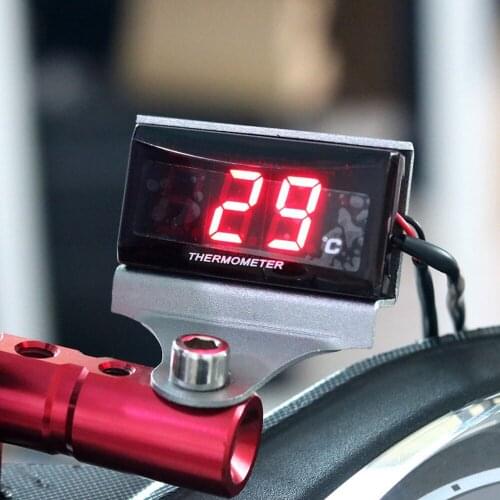 Digital LED Water Temperature Gauge 0~120 Centigrade Car Motorcycle Temperature Gauge with Sensor for Yamaha NMAX BWM Kawasaki