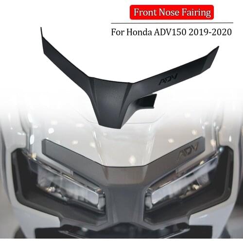 For Honda ADV 150 adv150 2019 2020 Front Headlight Panel Front Beak Nose Fairing Cone Cowl Pneumatic Motorcycle Fairing