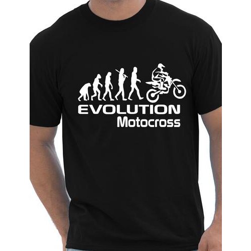 Evolution Of Motocross Motorbike Funny Adult Mens T-Shirt Birthday Gift More Size and Colors-A157
