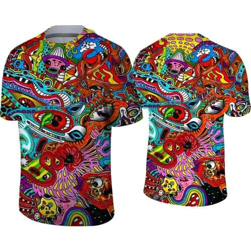 Mens Fancy T-shirts 3D printed T-shirt Summer funny t-shirts New gothic costumes Mens clothes O-neck shirt T-shirt Streetwear