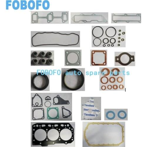 Engine Full gasket overhaul set kit for Yanmar engine 3D88 parts
