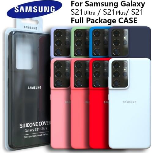 S21 Case Original Samsung Galaxy S21Ultra S21plus Silky Silicone Cover High Quality Soft-Touch Back Protective Galaxy S21+ plus