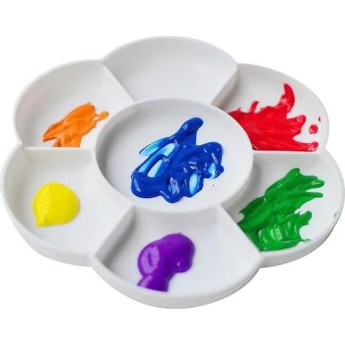 3 Size Palette Art Alternatives Paint Tray Artist Watercolor Plastic Palette Supply White Watercolor Palette Pigment Tray