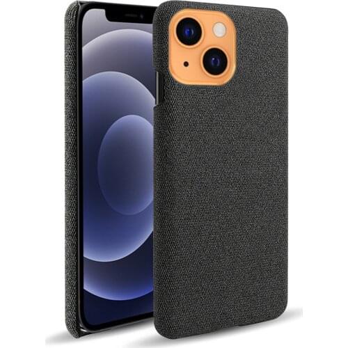 Luxury Febric Antiskid Cover For iPhone 13 Fundas Cloth Texture Fit Case For Apple iPhone 13 Phone Case iPhone 13 6.1" 2021 Capa
