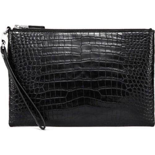 Sanpijiang new Hand bag male long men clutch bag male Hand caught zipper men wallet business leisure men crocodile bag