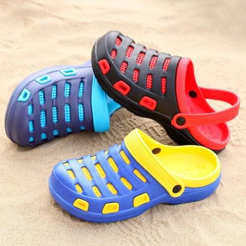 Men Slippers 2021 Summer Casual Home Slipper Quick Dry Clogs Beach Sandals Cheap Garden Shoes Mules Non-slip Bathroom Flip Flops