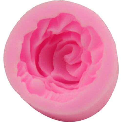 Silicone 3D Rose Flower Fondant Mold Cake Decorating Soap Chocolate Craft Moulds