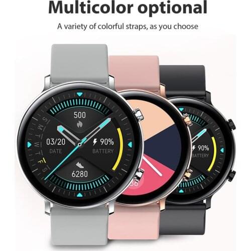 Sports Smart Bracelet Watch IP68 Waterproof Heart Rate Health Monitor Men Women Smartwatch Black White Pink