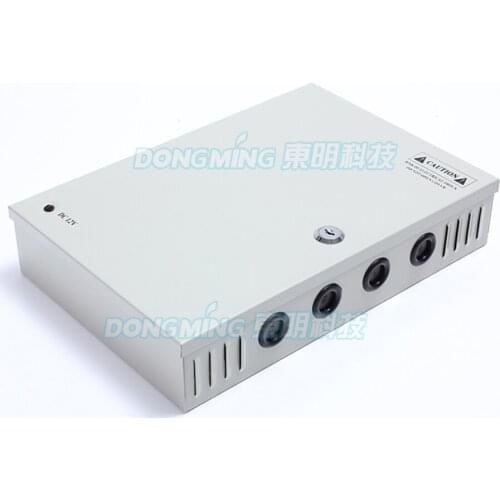 Power supply transformer for led light 12V 360W waterproof led driver 30A with box 18channel cctv power supply