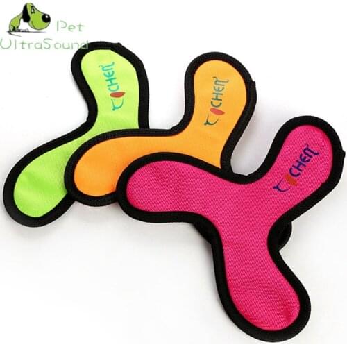 ULTRASOUND PET Pet Toys Dog Toy Flying Disc Tooth Resistant Outdoor Large Dog Training Fetch Linen Toy High Quality Oxford Dogs