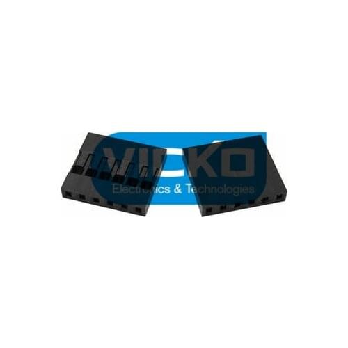 [VK] 100pcs 2.54mm 6Pin Dupont Plastic Shell Head Plug Dupont Housing Pin Header Jumper Wire Housing Connector