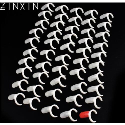 ZINXN 30Pcs/Lot Nail Art Stick Tips Ring Shape For Polish UV Gel Colour Chart Display Practice Showing Shelf Palette DIY Tools