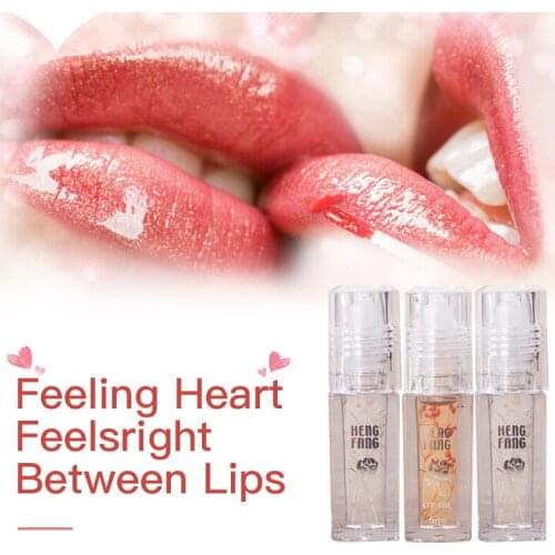 1 Pcs Lipgloss Temperatuur Veranderen Glitter Transparante Hydraterende Lipgloss Blijvende Waterdichte Lip Glazuur Make-Up TSLM1