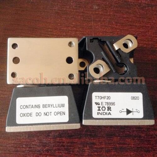 1PCS/lot New OriginaI T70HF20 or T70HF40 or T70HF60 or T70HF10 D-55 70A 200V Power Rectifier Diodes