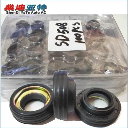 100pcs Auto A/C Compressor Shaft Seal Oil Seal for Daewoo V5 V7 Sanden SD508