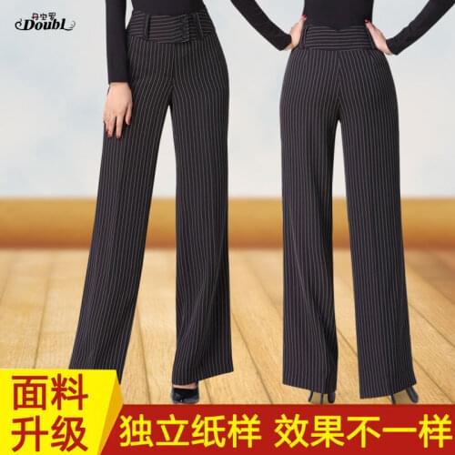 2018 Ballroom Dance pants Ladys Tango Waltz Dancing costumes Women Ballroom Dance Competition pants DB155