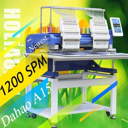 3 Years Quality Warranty!!!T Ajima Happy High Quality 15 Needles Shirt Garments Flat Embroidery Machine Zsk Used