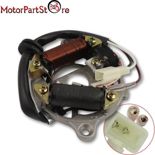 New High Quality Stator Plate Ignition Magneto for YAMAHA PW50 PW 50 QT50 PEEWEE ATV MiniBike Motorcycle Parts D10