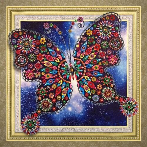 DIY Diamond Painting Animal Pattern Special Shape Diamond Cross Stitch Crystal Round