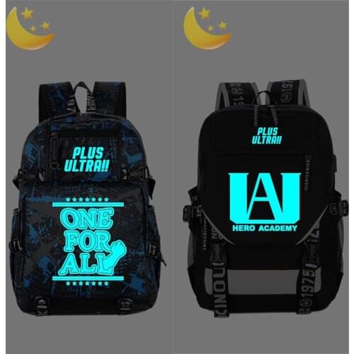 Boku No My Hero Academia Luminous Backpack schoolbag for Teenager Boys Girls Students Men Women bag Laptop Bag Travel Bag