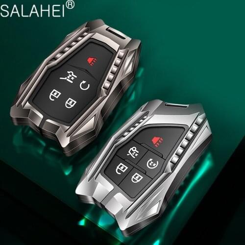 Car Key Case For Cadillac ATS-L XTS XT5 CTS CT6 ATS CT4-CT6 CT4-V C8 Corvette CTS XT5 Escalade 28T SRX XTS 2018 2019 2020 2021