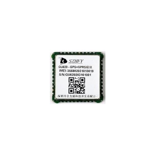 Four frequency GPRS+GPS/ Beidou +G-SENOR+ Bluetooth wireless GU620 communication module 22 x 22 x 2.4mm instead SIM808