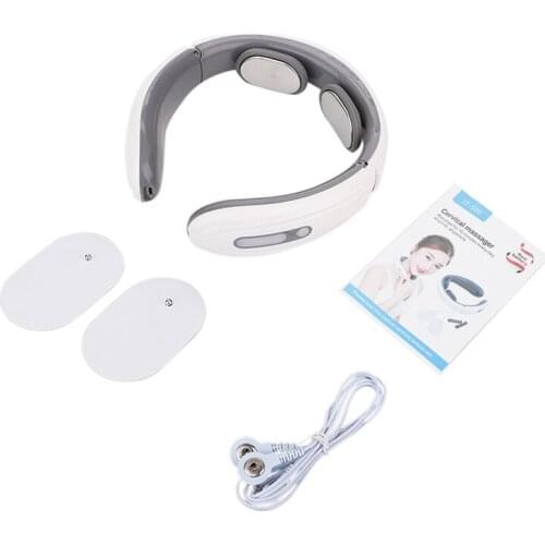 Effective Multipurpose Pulse ABS Neck Massager Treatment Health Care Shoulder Electric Cervical Massager