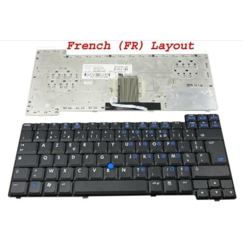 New Laptop keyboard for HP Compaq nc8430 nw8440 nx8420 with Pointer sticker Black French FR AZERTY Clavier - K051926V1 FR
