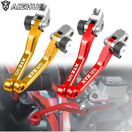 Motocross CNC Levers FOR YAMAHA XTZ125 XTZ 125 2003-2016 2015 2014 2013 Motorbike Pivot Brake Clutch Levers Motorcycle Dirt Bike