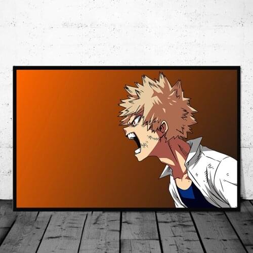 My Hero Academia Collection Colorful Artwork Anime Wall Decoration Poster Art Prints 50 x 70 cm,No Frame
