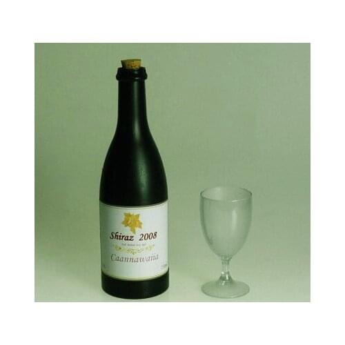 Floating Airborne Wine and Glass - Electric Version (Bottle and Cup) Stage Magic Tricks Magician Props Accessories Gimmick Funny