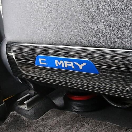 Applicable For Camry 2018 2019 2020 2021 Main And Auxiliary Driver Rear Seat Anti-Kick Pad Car Interior Decoration Supplies