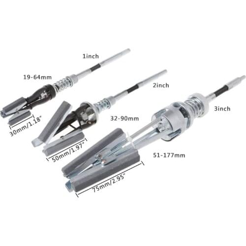 3 Legs Adjustable Brake Cylinder Hone Piston With 3 Grinding Stones Tool Range:19mm-64mm/32mm-90mm/51mm-177mm