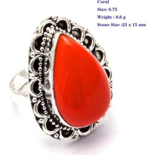 Genuine Black Onyx Moonstone Jasper Labradorite Amethyst Citrine Golden Rutile Fuchsit Ring Silver Copper Size : 6.75, 6.5, 6