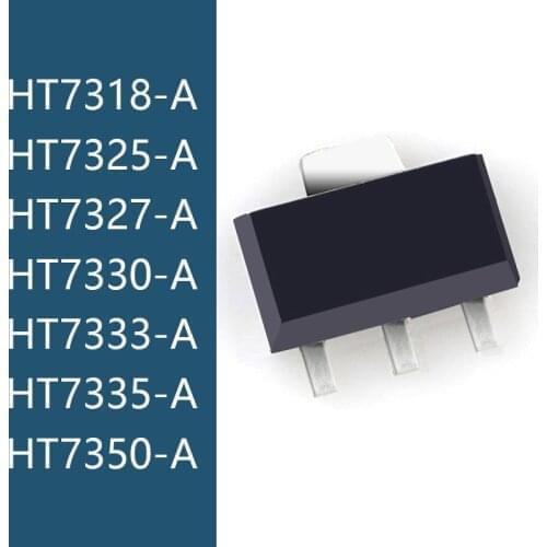 5pcs HT7318-A HT7325 HT7327 HT7330 HT7333 HT7335 HT7350 3SOT89 chip Electronic Components Integrated Circuits voltage regulator