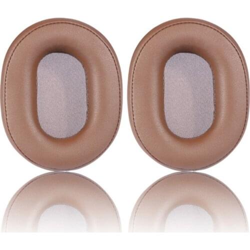 2PCS Sheepskin Earpads Soft Foam Ear Cushion Cover for ATH-MSR7 M50X M40X M30/20 LX9B