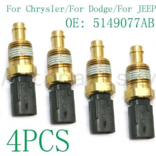 4PCS - 5149077AB 05149096AB OEM New Coolant Temperature Sensor For Dodge for Chrysler for Jeep Car Repair Replace Sensoor Part