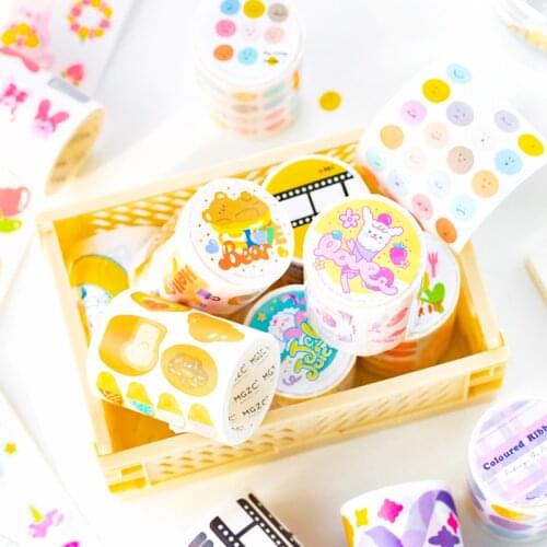 8PCS/LOT fudge series cute lovely decorative paper masking washi tape