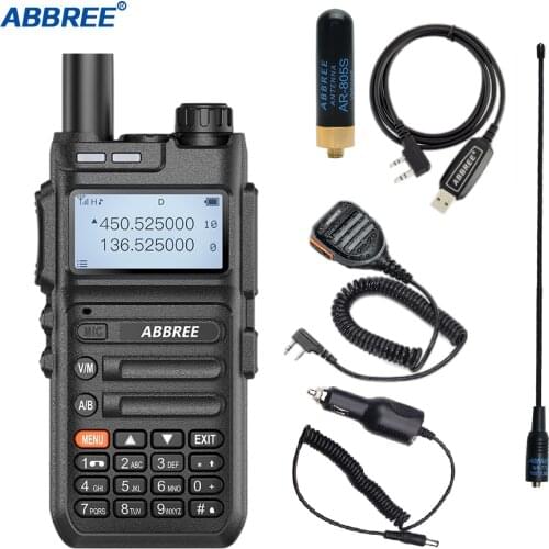 ABBREE AR-F5 Walkie Talkie Full-Band Automatic Scan Frequency 136-520MHz 10W High Power Wireless Copy Frequency Two Way Radio