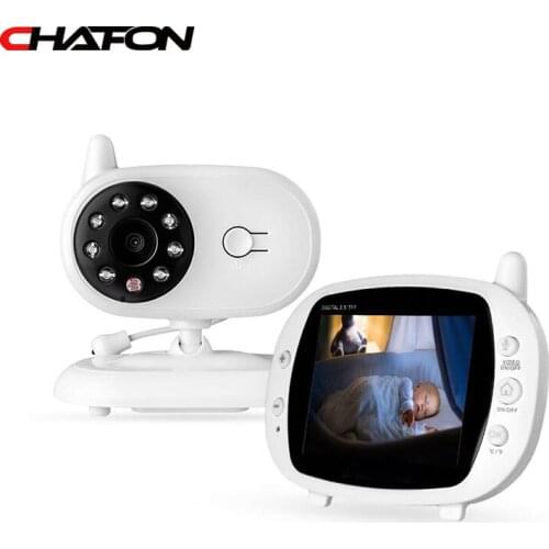 CHAFON 3.5 inch Temperature Monitoring Video Wireless Baby Monitor VOX Security Camera Nanny IR Night Vision Voice Call