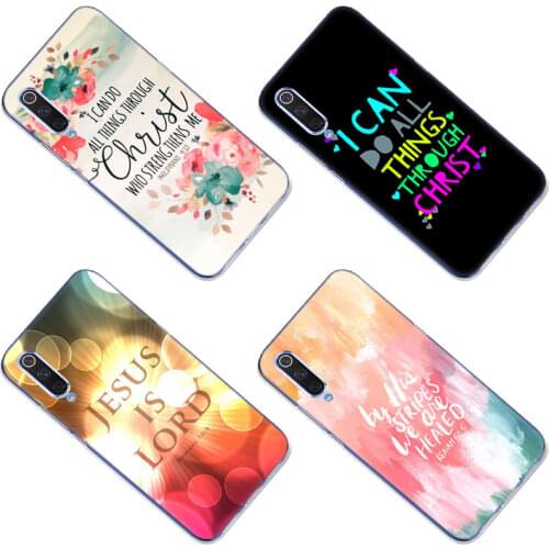 Bible verse Philippians Jesus Christ Christian Case for Xiaomi Mi POCO X3 NFC M3 F3 Note 10S 10i 10T 11X Pro 11i Ultra 11 Lite