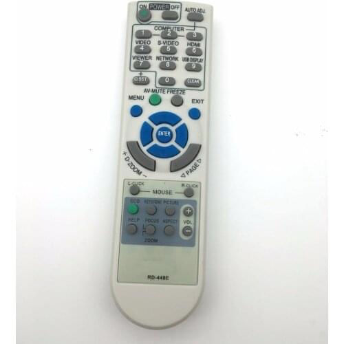FOR NEC PROJECTOR REMOTE CONTROL RD-448E REPLACE RD-443E RD-452E RD-450D RD-458