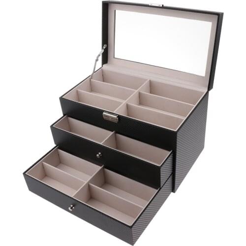 Functional Sunglasses Eyeglasses Eyewear Display Book Glasses Storage Case