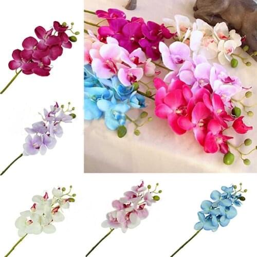 Artificial Butterfly Orchid Flower 1 Piece Wedding Home Decor Fake Cloth Flower
