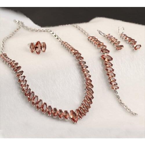 Zultanite Silver Jewelry Set, Zultanite Ring + Bracelet + Necklace+Earrings,Handmade Silver Zultanite Jewelry Set,color changing