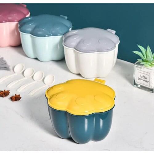Creative Cats Claw Shape Seasoning Box One Multi-cell Kitchen Storage Press Open Lid Seasoning Seasoning Box Jar