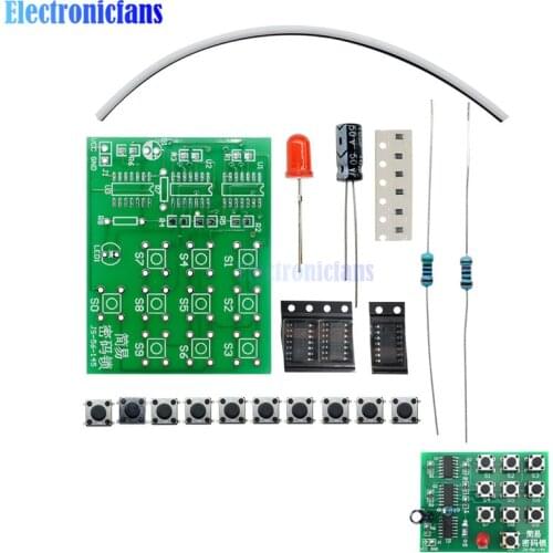 1 Set Multi-Functional Coded Lock Suite Simple Electronic Circuit Password Lock Module Training Parts DIY Kits